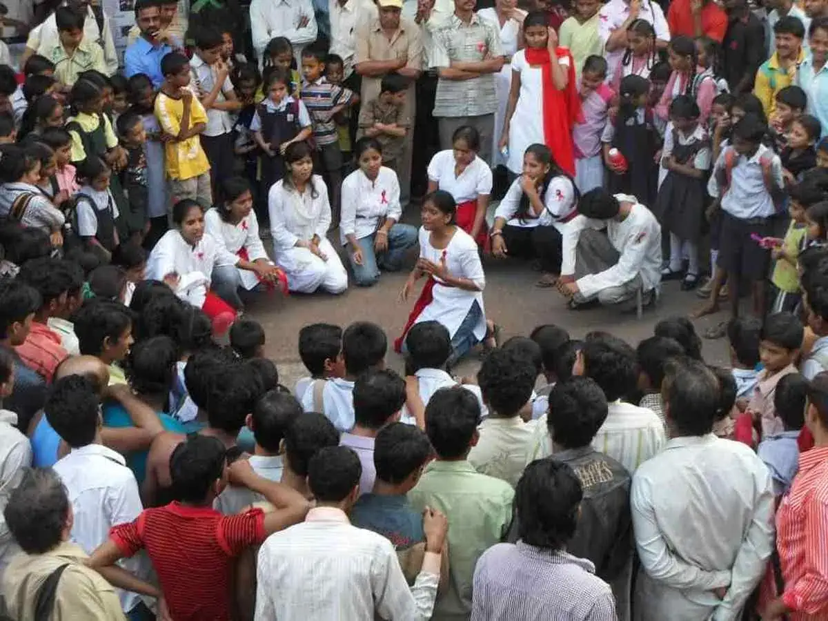 Street play performance for corporate safety awareness campaign
