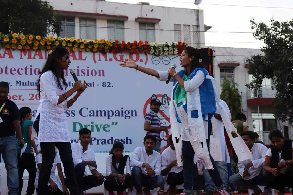Corporate workplace safety street play at a manufacturing plant in India