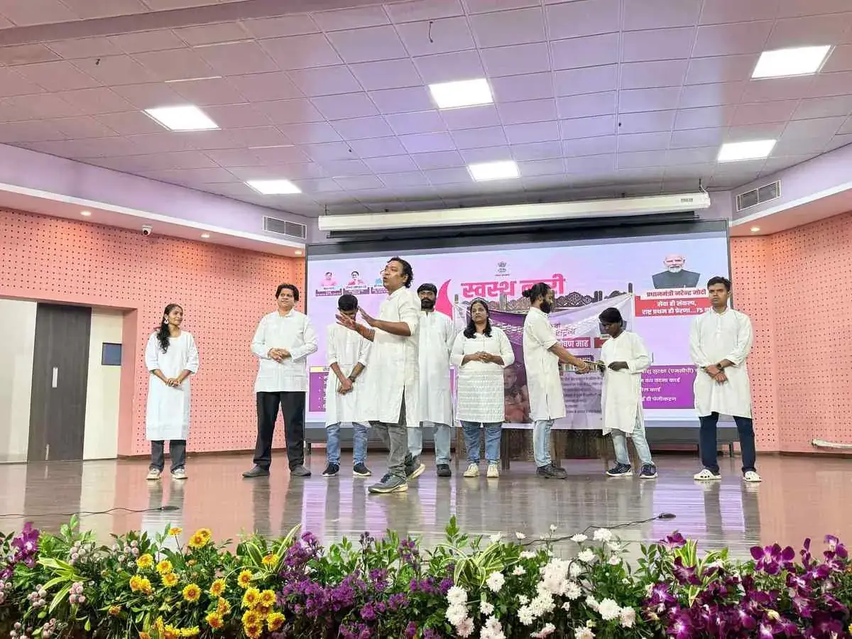 Rangmanch Nukkad Natak performance during the WCD government awareness campaign